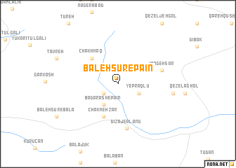 map of Balehsūr-e Pā\