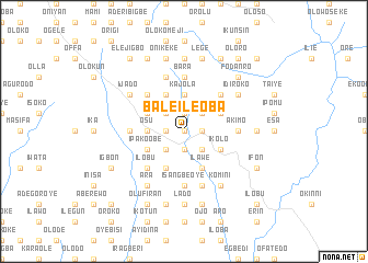 map of Bale Ile Oba