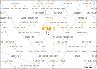 map of Baleix