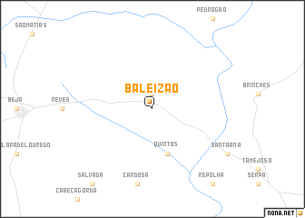 map of Baleizão