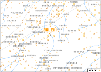 map of Bāleki