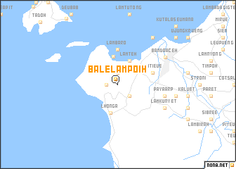 map of Balelampoih