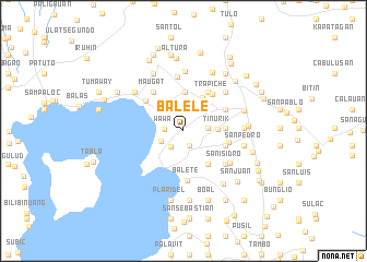 map of Balele