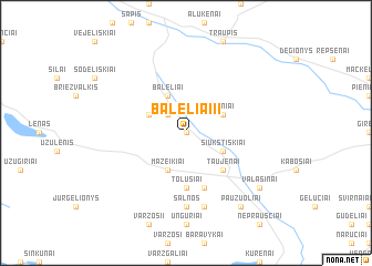 map of Baleliai II