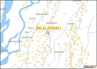 map of Baleliānwāli