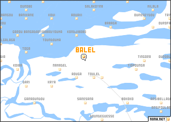 map of Balel