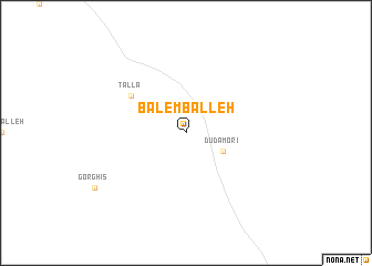 map of Balemballeh