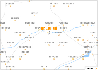 map of Balèmba