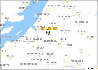 map of Balèmba