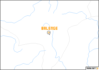 map of Balenge