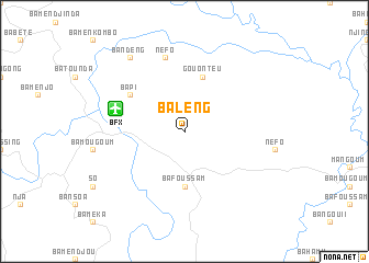 map of Baleng