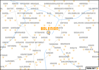 map of Balénian