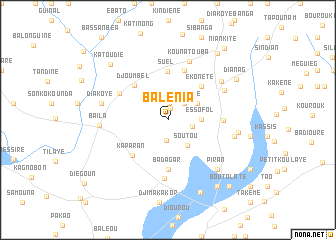 map of Balénia