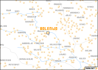 map of Balenija