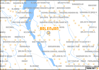 map of Bālenjān