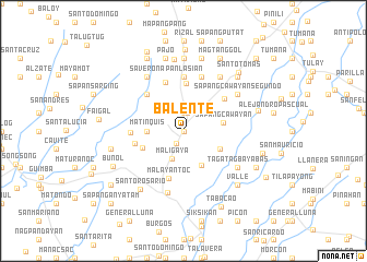 map of Balente