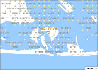 map of Balenya