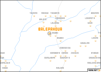 map of Balépahoua