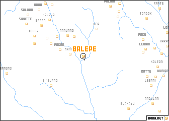 map of Balepe