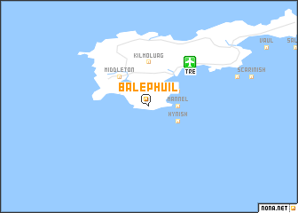 map of Balephuil