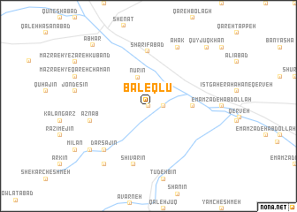 map of Bāleqlū