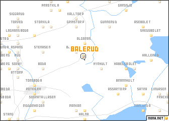 map of Bålerud