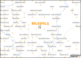 map of Balesfeld