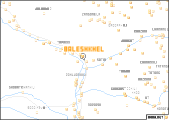 map of Balesh Khel