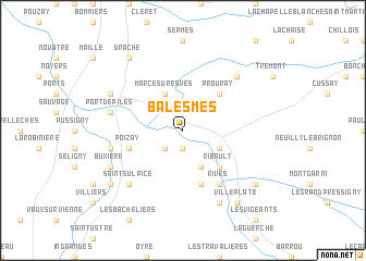 map of Balesmes