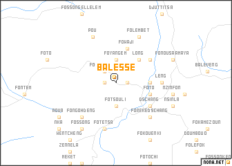 map of Balessé