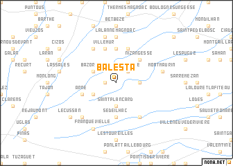 map of Balesta