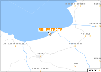 map of Balestrate