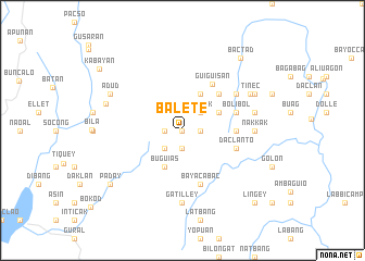 map of Balete