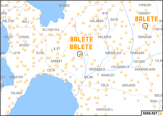 map of Balete