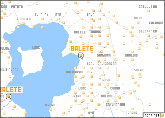 map of Balete