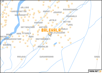 map of Bālewāla