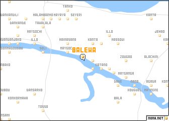 map of Baléwa