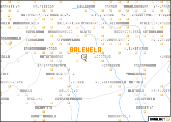 map of Balewela