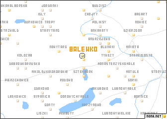 map of Balewko