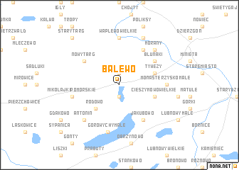 map of Balewo