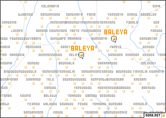 map of Baléya