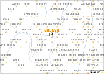 map of Baléya