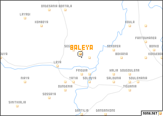 map of Baleya