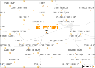 map of Baleycourt