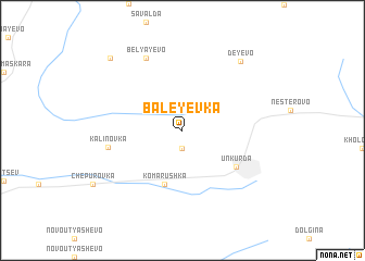 map of Baleyevka