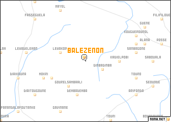 map of Balé Zénon