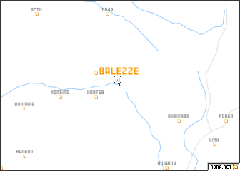 map of Balezze