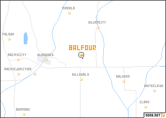 map of Balfour