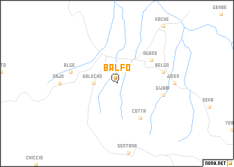 map of Balfo