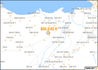 map of Balgach